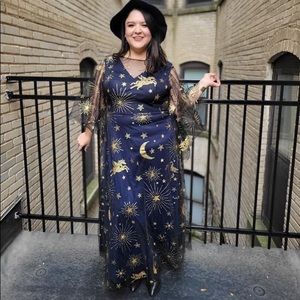 Witchy Overlay Dress